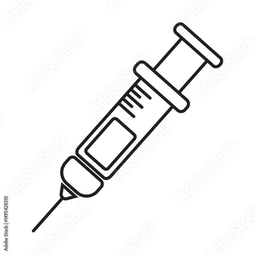 injection icon vector for web, computer and mobile app