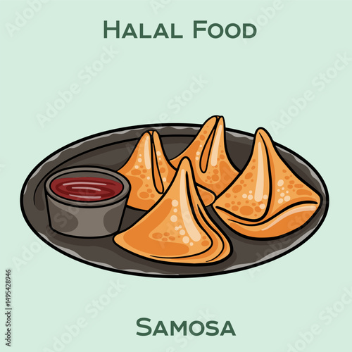 Samosa Halal is a popular street food vendor in New York City known for its delicious halal-style samosas and Middle Eastern cuisine.