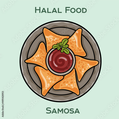 Samosa Halal is a popular street food vendor in New York City known for its delicious halal-style samosas and Middle Eastern cuisine.
