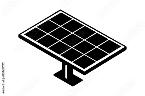 solar panel isolated on white background