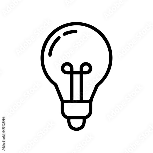 Icon of a Light Bulb
