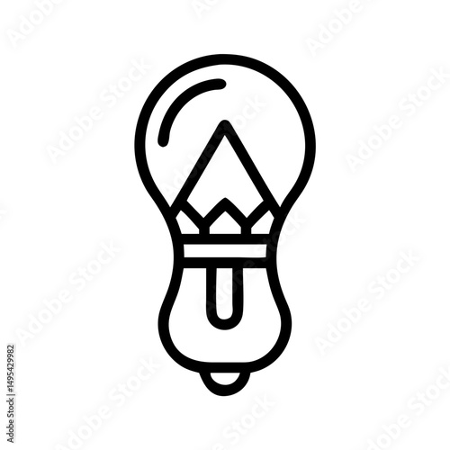Icon of a Light Bulb