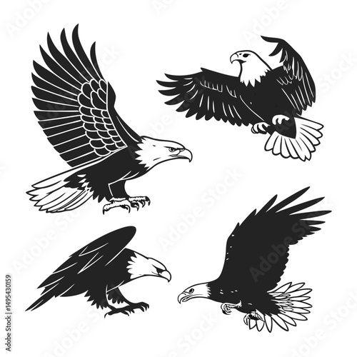 Egal black and white vector