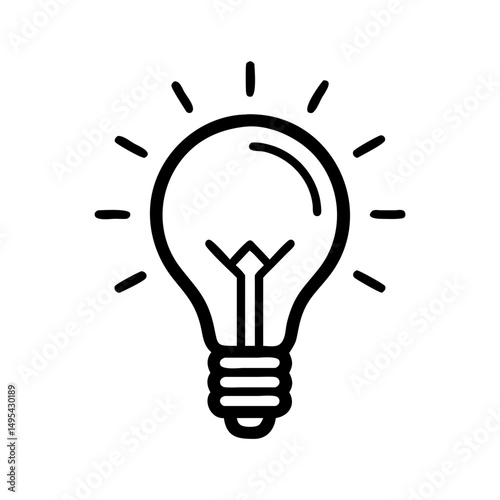 Icon of a Light Bulb