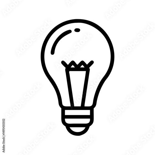 Icon of a Light Bulb