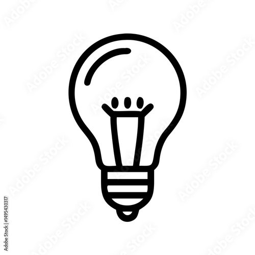 Icon of a Light Bulb