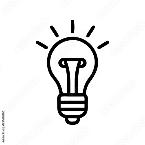 Icon of a Light Bulb