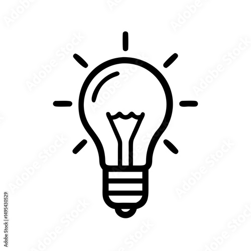 Icon of a Light Bulb