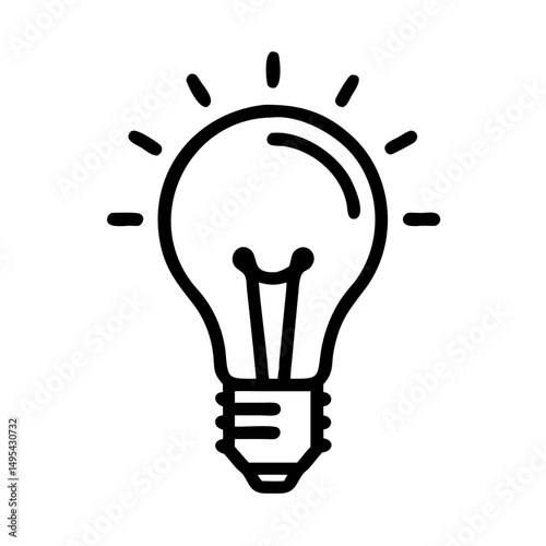 Icon of a Light Bulb