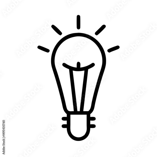 Icon of a Light Bulb