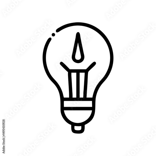 Icon of a Light Bulb