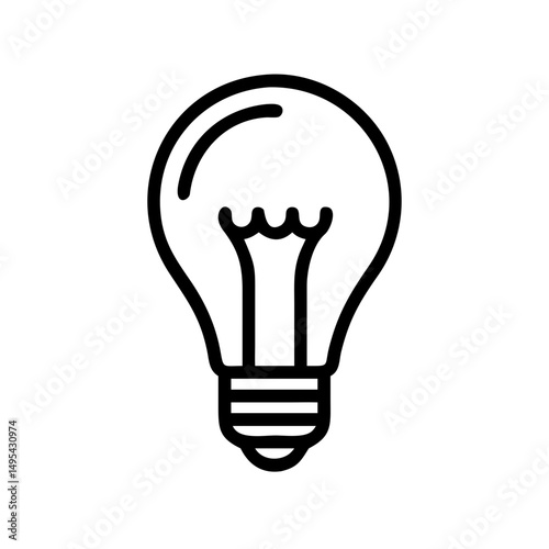 Icon of a Light Bulb
