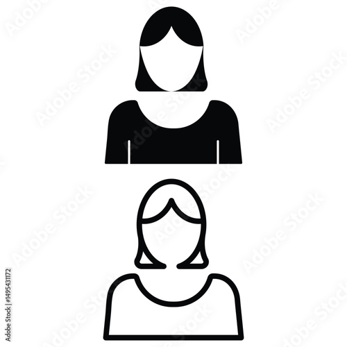 Female mentor guiding young woman in career growth support and leadership development icon vector illustration for empowerment concept visual.