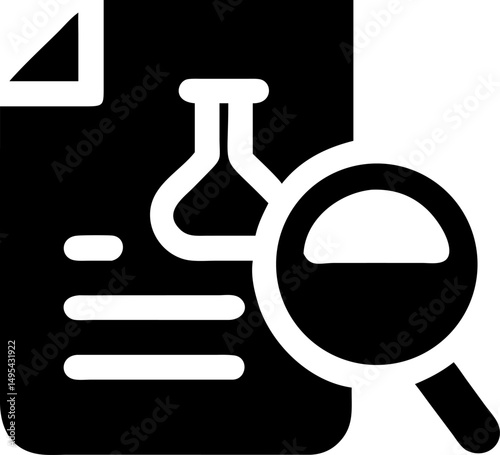 Research icon vector