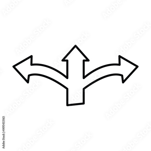 Flexibility thinline icon, vector, pixel perfect, illustrator file 
