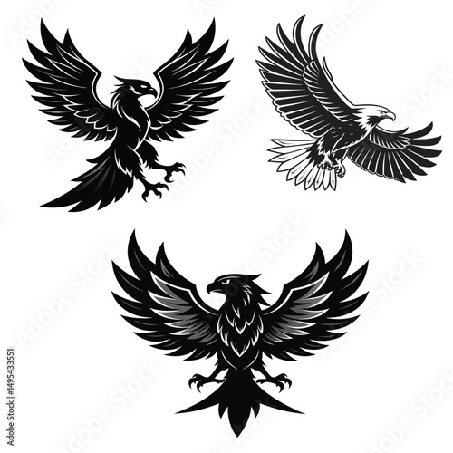 Egal black and white vector