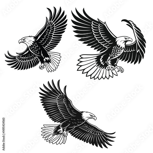 Egal black and white vector