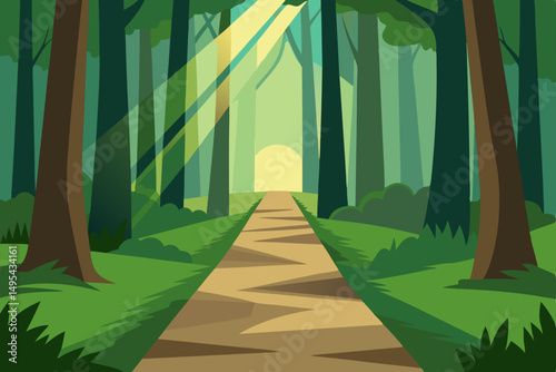 road in the park