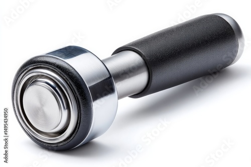 Coffee tamper designed for espresso preparation at home or professional coffee shops photo
