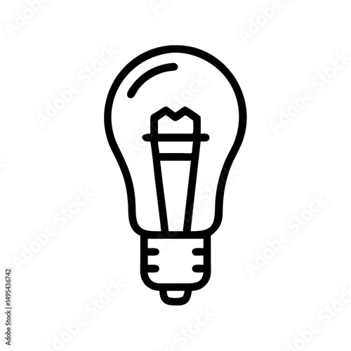 Icon of a Light Bulb