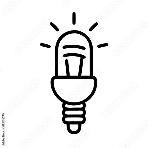 Icon of a Light Bulb