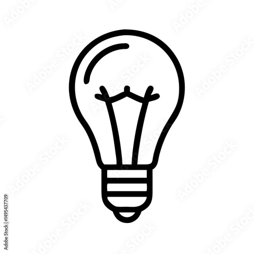 Icon of a Light Bulb