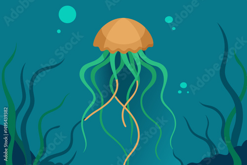 jellyfish in the water