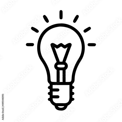 Icon of a Light Bulb