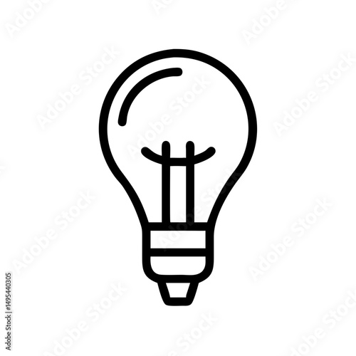 Icon of a Light Bulb