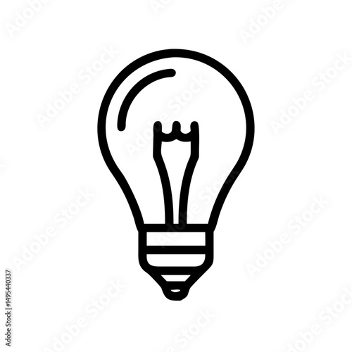 Icon of a Light Bulb