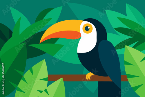 toucan on a branch