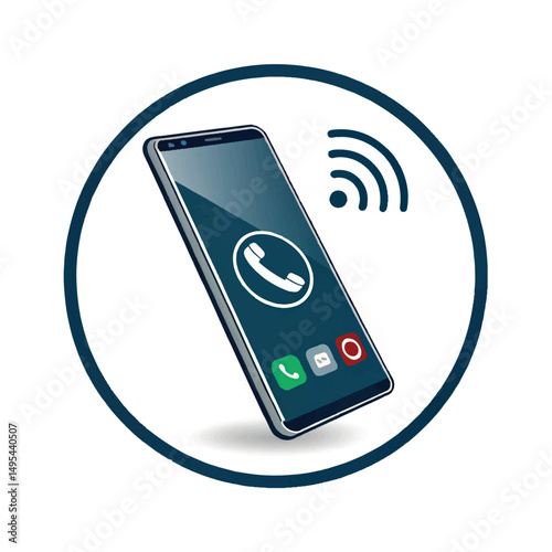mobile phone vector illustration