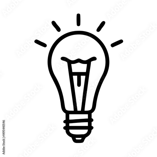 Icon of a Light Bulb
