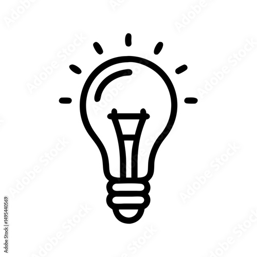 Icon of a Light Bulb