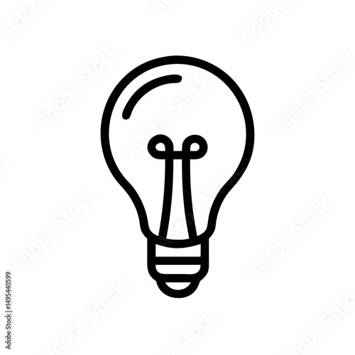 Icon of a Light Bulb