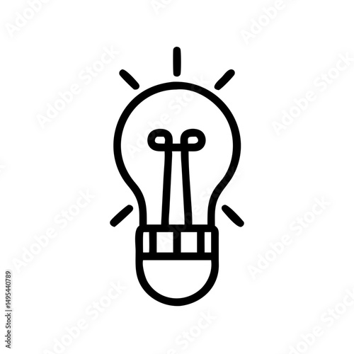 Icon of a Light Bulb