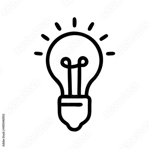 Icon of a Light Bulb