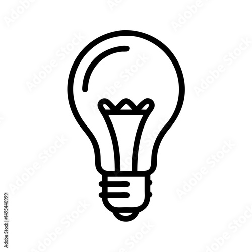 Icon of a Light Bulb