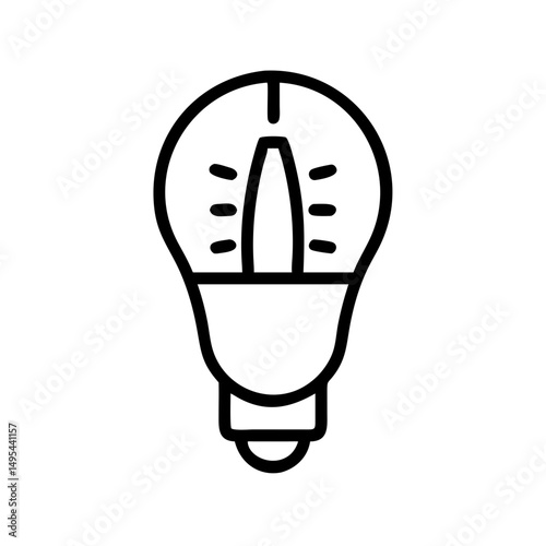 Icon of a Light Bulb