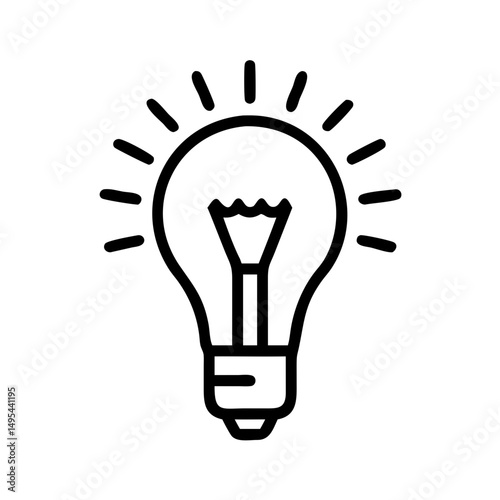 Icon of a Light Bulb