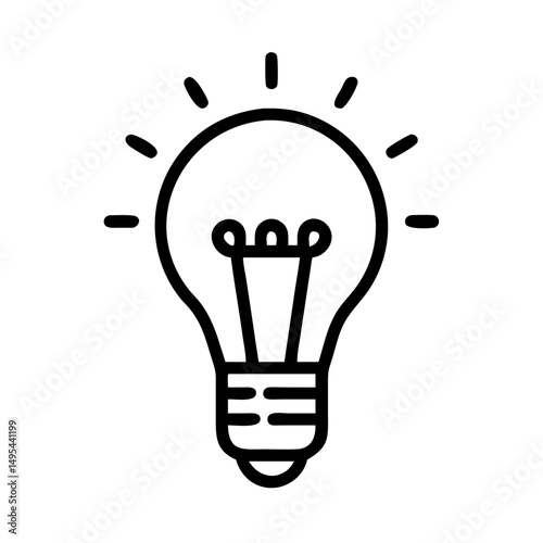 Icon of a Light Bulb