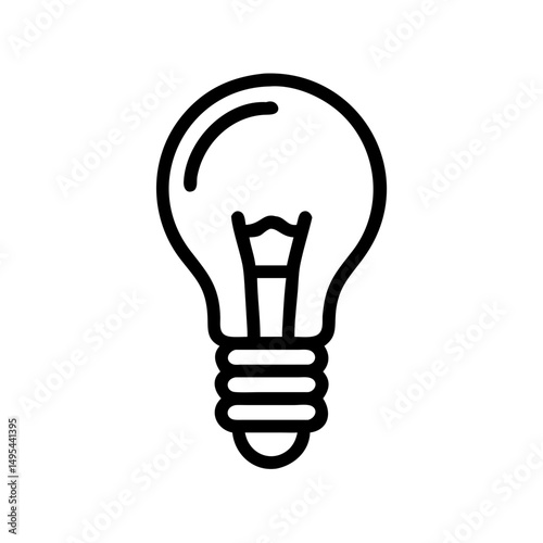 Icon of a Light Bulb