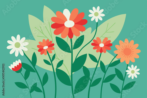 abstract floral background