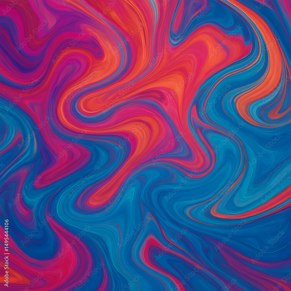 Fototapeta premium Abstract Swirling Liquid Background