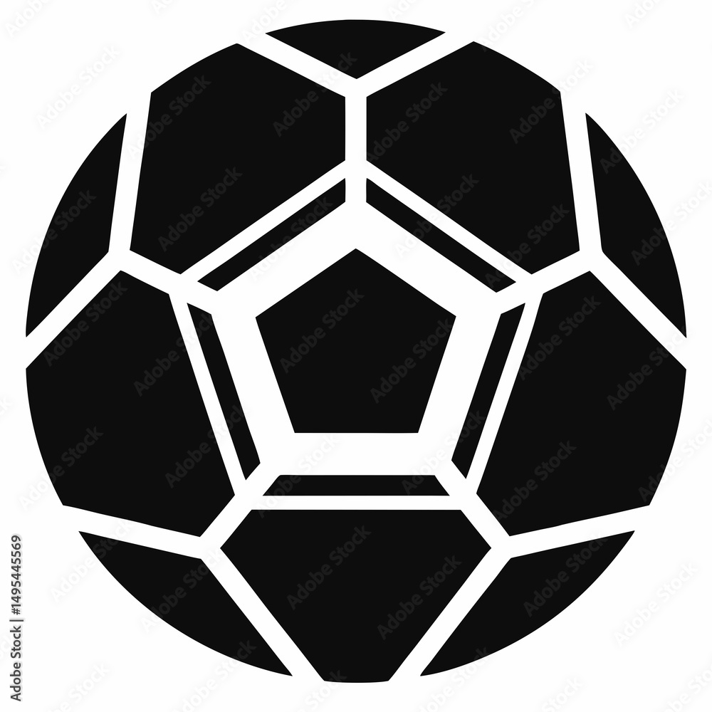 Fototapeta premium soccer ball on white background