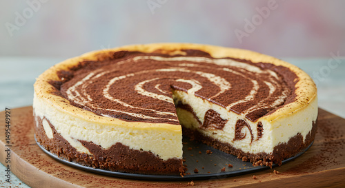 Marble cheesecake 