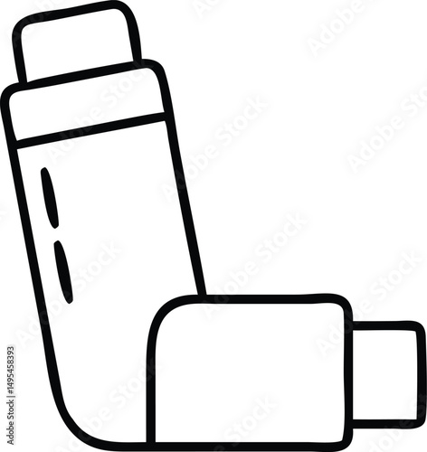 inhaler with Puff Icon