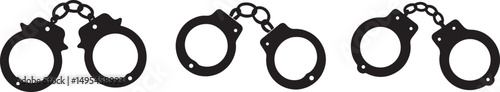 handcuffs, metal handcuffs, police handcuffs, law enforcement restraints, criminal justice, police equipment, police accessories, crime and punishment, justice system, security and safety
