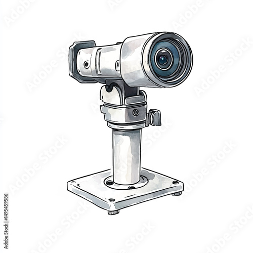 A Gimbal Stabilizer simple cartoon
