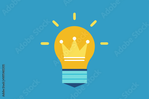 light bulb idea concept vector illustrations 